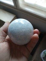 Celesztin gömb, golyó, dekoráció, reiki