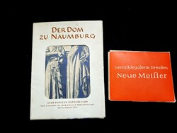 8 db Naumburg és 12 db Dresden régi fekete-fehér fotó, kép 2 db tartóban