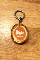 Régi kulcstartó, retro reklám emléktárgy FABULON Pataki Ági