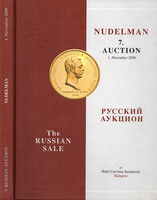 Nudelman lászló: nudelman 7. -Auction- the russian sale. (2009. November 1.)- Numismatic auction