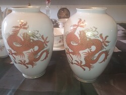 Wallendorfi sárkányos váza párban