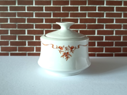 ALFÖLDI PORCELÁN CSIPKEBOGYÓ MINTÁS CUKORTARTÓ