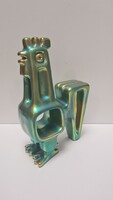 Zsolnay Eozin Art Deco Kakas #2732