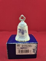 Hollóházi kisméretű csengő "Rosenstein vendéglő" felirattal