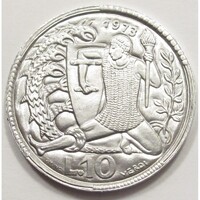 San Marino,10 lire 1973 - Herkules harca a hidrával UNC aluminium