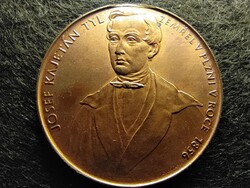 Cseh Numizmatikai Vállalat fióktelepe Pilsenben bronz emlékérem