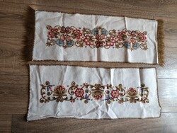 2db Hódmezővásárhelyi Szőr Hímzés - Asztal közép - Futó - Vàsàrhelyi -  Hibátlan Állapotban