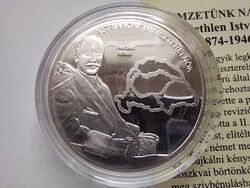 Magyarország Nemzetünk nagyjai Bethlen István .333 Ezüst Érem PP