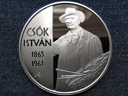 Csók István .925 ezüst 10000 Forint 2015 BP PP