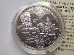 Magyarország Nemzetünk nagyjai Klapka György .333 Ezüst Érem PP