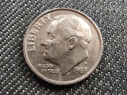 USA Roosevelt 1 dime 1989 P