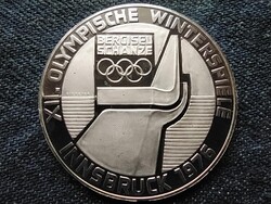 Ausztria XII. Innsbrucki téli Olimpiai játékok .640 Ezüst 100 Schilling 1975 PP