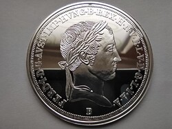 Magyar tallérok utánveretben V. Ferdinánd tallérja 1837 .999 ezüst PP