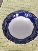 Zsolnay porcelán Pompadour 2-es köretestál vitrinben tartott darab hibátlan állapotban. Vanneki