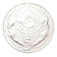 San Marino,5 euro 2007 - Egyenlő esélyek aUNC+ ezüst 18g925
