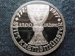 Ausztria 1000 éves a Kremsmünster kolostor .640 ezüst 100 Schilling 1977 PP