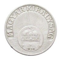 Magyarország,10 fillér 1936 VF+ aluminium