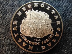 Zrínyi Miklós emlékérme-sorozat ezüst 25 Forint 1966 BP PP