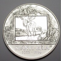 Magyarország,10000 forint 2014 PP - Spányi Béla UNC ezüst 24g925