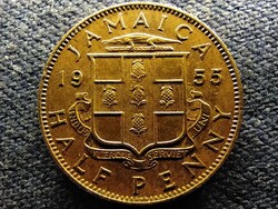 Jamaica II. Erzsébet (1952-) 1/2 penny 1955