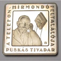 Magyarország,1000 forint 2008 PP - Puskás Tivadar - Telefonhírmondó UNC nikkel