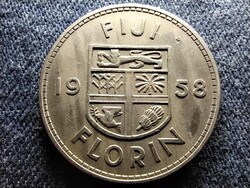 Fidzsi-szigetek II. Erzsébet (1952-1976) 1 florin 1958