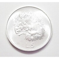 San Marino,5 lire 1974 - Tarajos sül aUNC+ aluminium