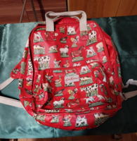 Cath Kidston hátitáska házi állatos minta 40x30 cm