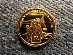 Kamerun Negyedik - Tiszteld apádat, anyádat .585 arany 1500 Frank 0,5g 2012