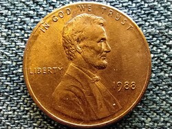 USA Lincoln Emlékmű 1 Cent 1988
