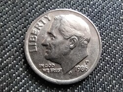 USA Roosevelt 1 dime 1986 P