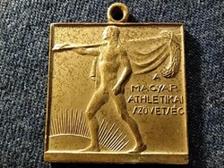 A Magyar Atlétikai Szövetség egyoldalas bronz medál