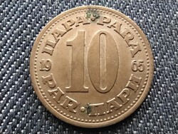 Jugoszlávia 10 para 1965