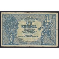 Magyarország,5 korona 1919 P