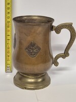 Réz bögre, kupa, kancsó dekorációnak