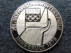 Ausztria XII. Innsbrucki téli Olimpiai játékok .640 Ezüst 100 Schilling 1975 PP