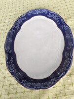 Zsolnay porcelán Pompadour 2-es húsostál vitrinben tartott darab hibátlan állapotban. Vanneki.