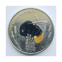 ,5 euro 2024 J - Vörösfarkú dongó UNC nikkel