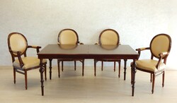 Vintage  6 – 8 személyes étkezőasztal [ R C-24 ] Raktárról elérhető termék!