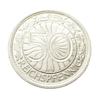 Németország,50 reichspfennig 1936 A EF+ nikkel