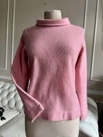 Hobbs 38-40-es 100% cashmere pulóver, púder rózsaszín kasmír garbó