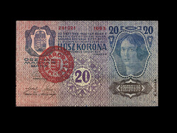 REMEK 20 KORONÁS - 1913 II. KIADÁS - (112 éves)...Magyarország bélyegzéssel