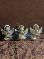 Zenélő angyalkák , szép fémből készült szalvéta gyürűk