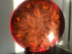 Retro kerámia falitányér 31cm.