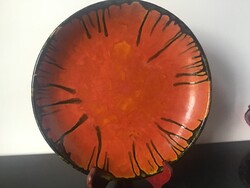 Mihályi Béla kerámia falitányér 29cm.