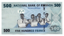Ruanda 500 Frank Bankjegy 2013 P38