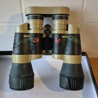 Szovjet/orosz katonai távcső, iránytűvel, hordtáskával