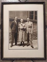 Antik útlevél  MAGYAR KIRÁLYSÁG, Farkas Jánosné (1884), és  családi fotó