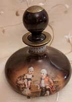 Ritka Altwien porcelán kiöntő, dekanter (M5778)