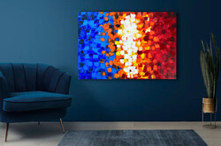 JMModernAbstract DANCING SUNSHINE 100x70 cm-es kortárs festmény feszített vásznon